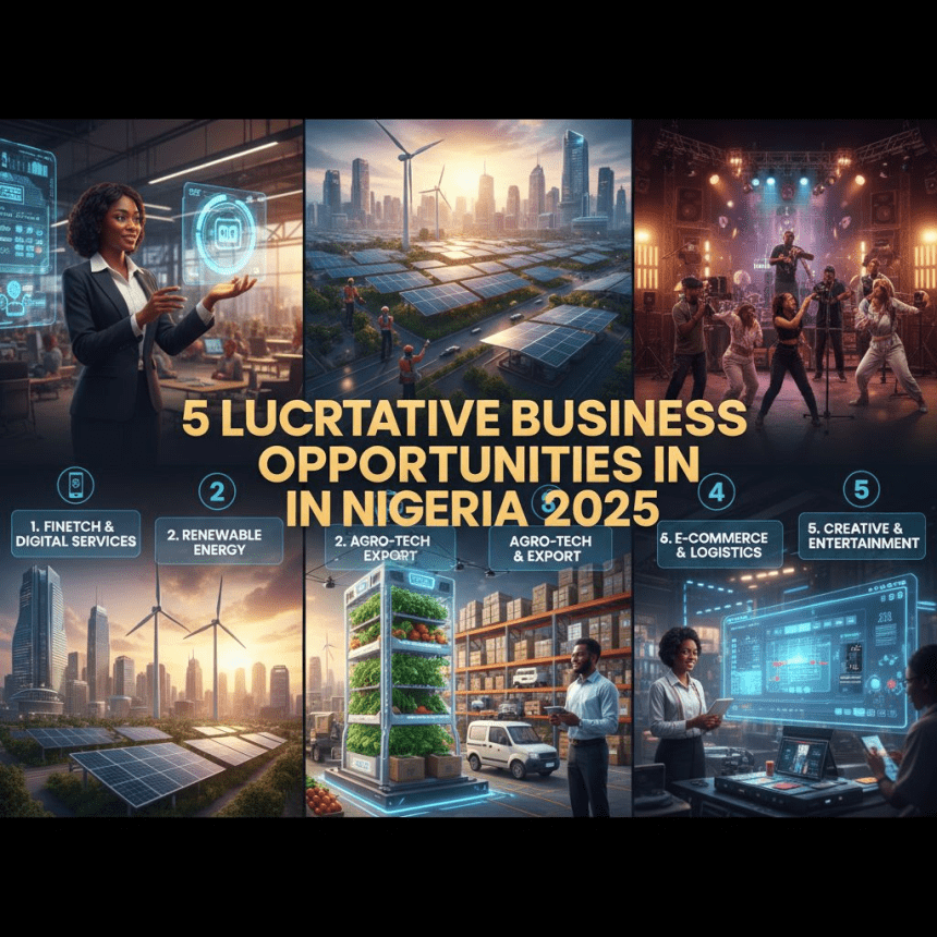 5 Lucrative Business Opportunities in Nigeria 2025.