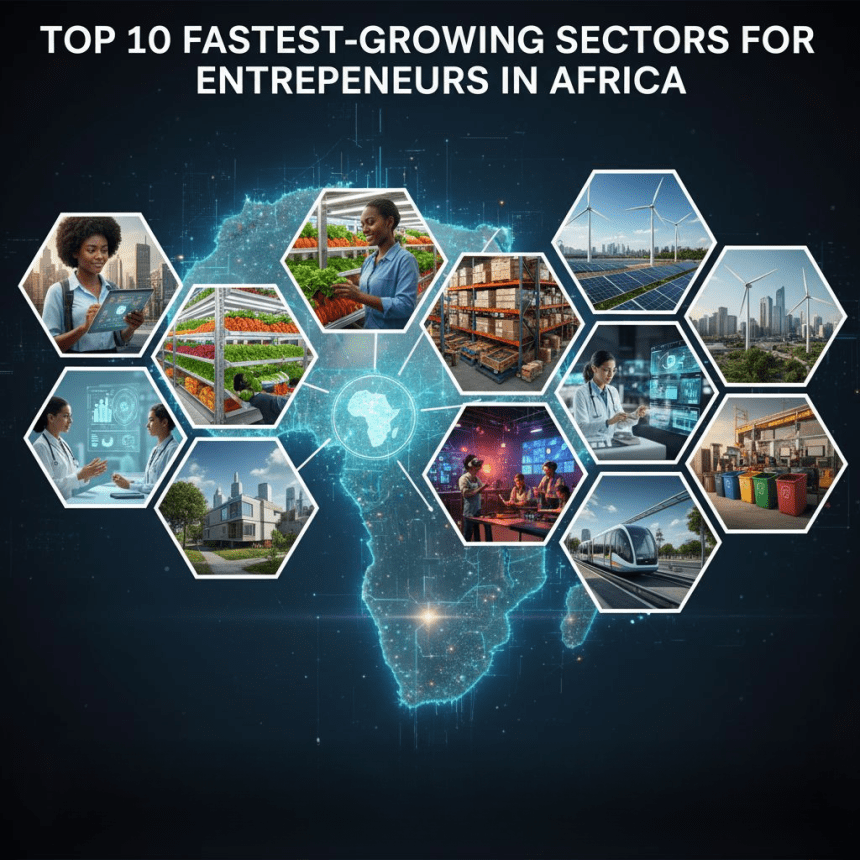 Top 10 Fastest-Growing Sectors for Entrepreneurs in Africa