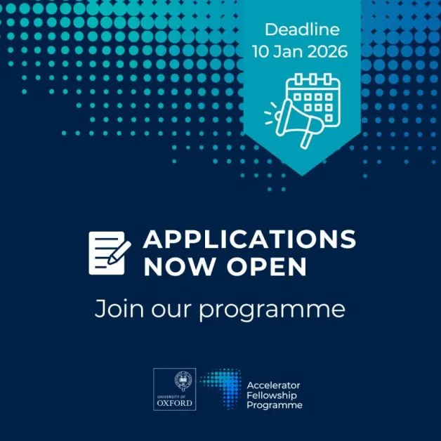 University of Oxford Accelerator Fellowship Programme 2025/2026